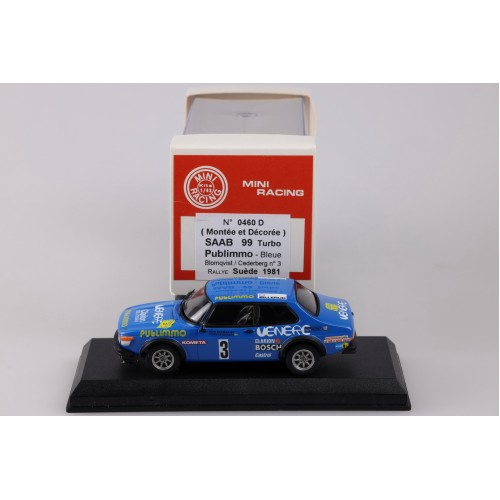 Saab 99 Turbo 2-door Rally 1979 - "3" blue